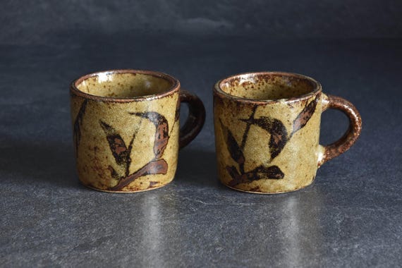 Karatsu-Yaki Coffee Cups
