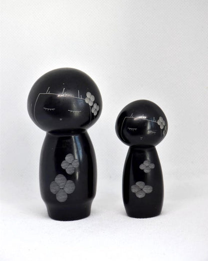 Nachiguro-Ishi Stone Kokeshi Dolls