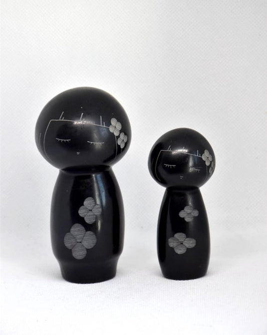 Nachiguro-Ishi Stone Kokeshi Dolls