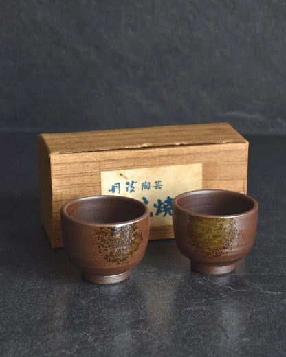 Kyoto Tanba Ware Sake Cups