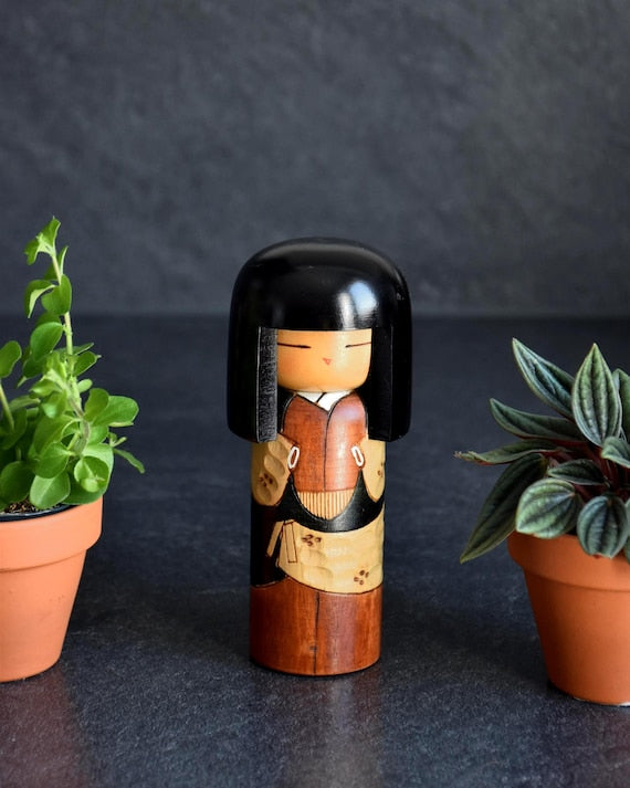 Shinome Kokeshi Doll By Kisaku