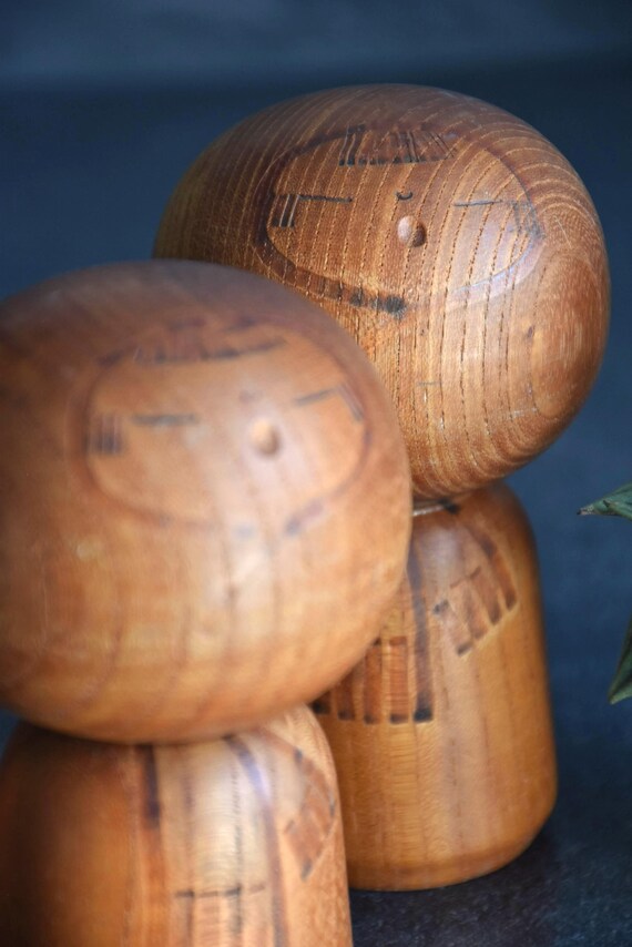 Kenichi Murakami Sosaku Kokeshi Pair