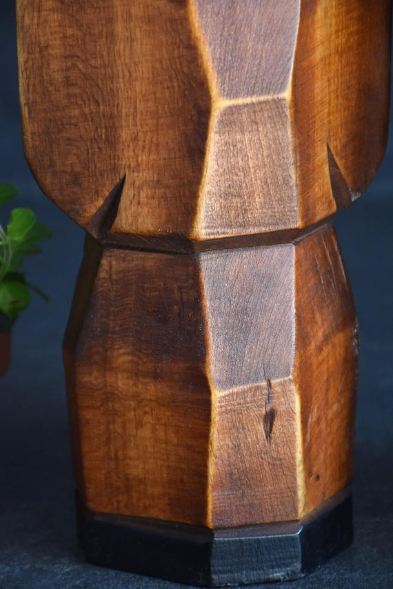 Ainu Wood Figures Folk Art Statues