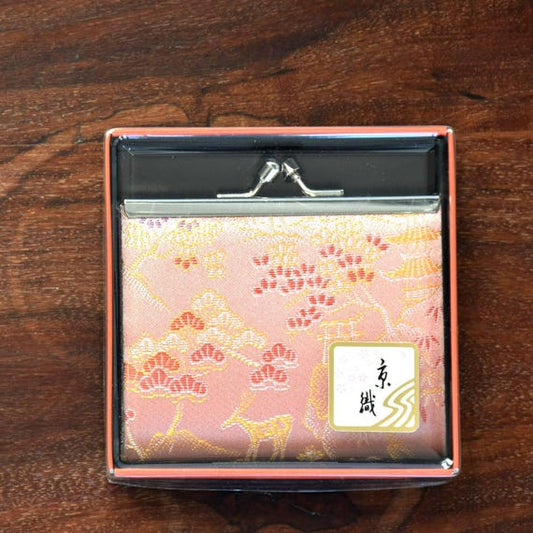 Nishijin-Ori Coin Purse Deer Motif