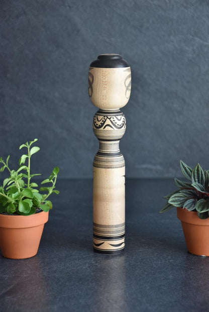 Tsugaru Kokeshi Doll By Zenji Sato