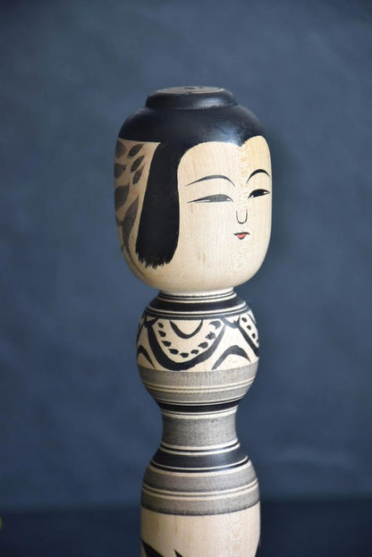 Tsugaru Kokeshi Doll By Zenji Sato