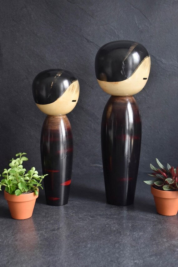 Masao Watanabe Chigo Zakura Kokeshi Pair