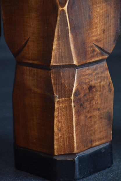 Ainu Wood Figures Folk Art Statues