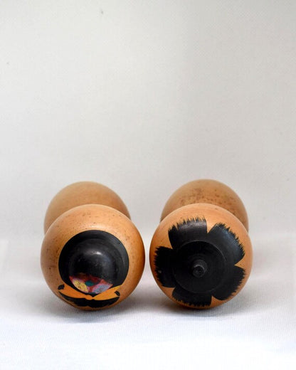 Japanese Kokeshi Dolls Pair