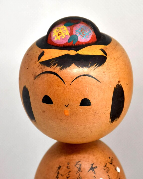 Japanese Kokeshi Dolls Pair
