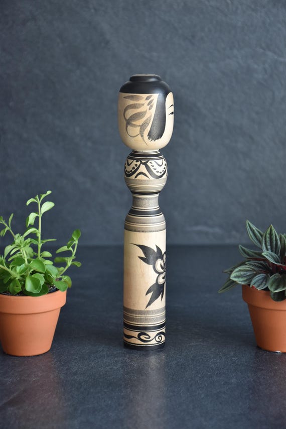 Tsugaru Kokeshi Doll By Zenji Sato