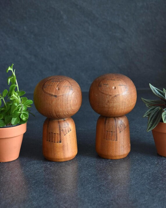Kenichi Murakami Sosaku Kokeshi Pair