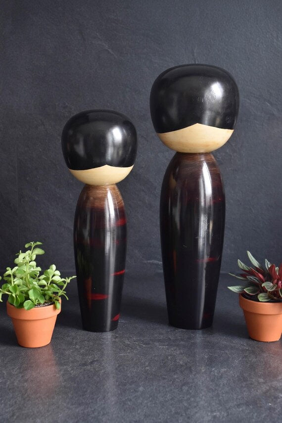 Masao Watanabe Chigo Zakura Kokeshi Pair