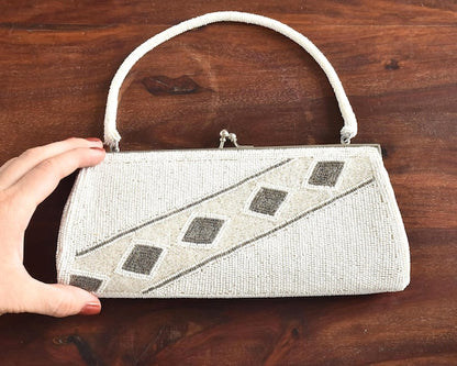 Japanese Beaded Clutch Floral