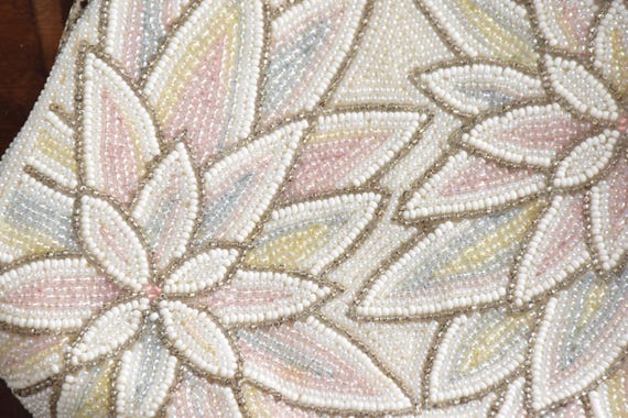 Japanese Floral Beaded Clutch