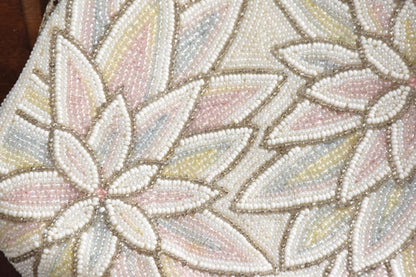 Japanese Floral Beaded Clutch