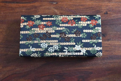 Japanese Kimono Clutch Maple Floral