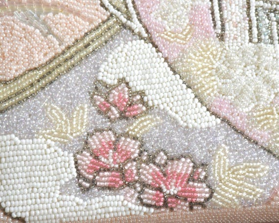 White Beaded Clutch