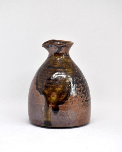 Japanese Stoneware Tokkuri Sake Bottle