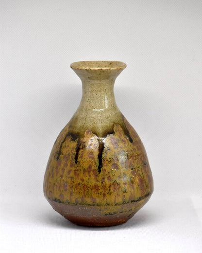 Earthy Stoneware Sake Bottle