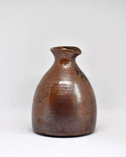 Japanese Stoneware Tokkuri Sake Bottle