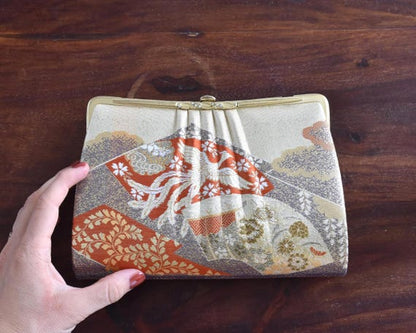 Brocade Phoenix Clutch Bag