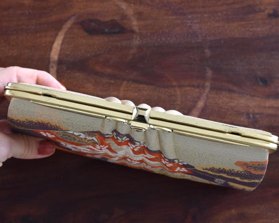 Brocade Phoenix Clutch Bag