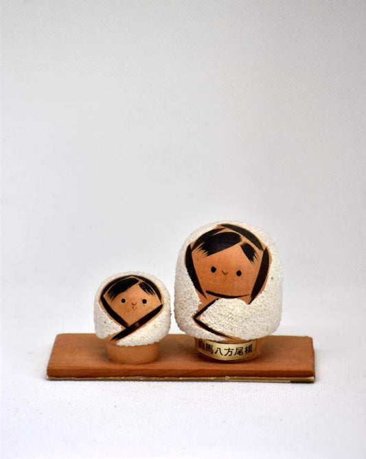 Yukinko Snow Children Kokeshi Set By Takao Kiyohara