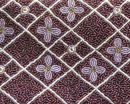 Japanese Beaded Floral Clutch