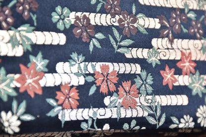 Japanese Kimono Clutch Maple Floral