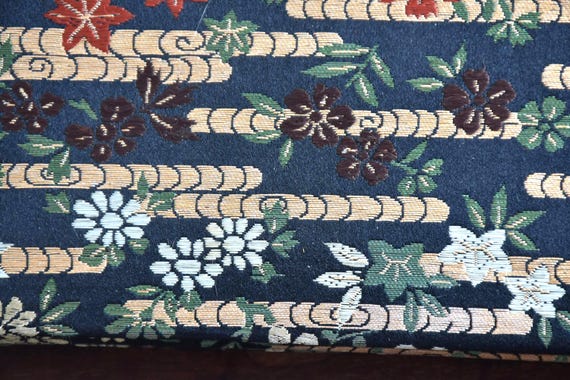 Japanese Kimono Clutch Maple Floral