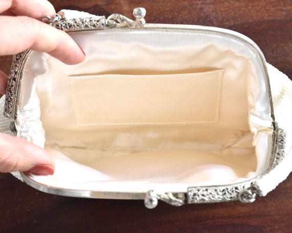 Japanese Floral Beaded Clutch