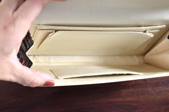 Japanese Kimono Clutch Maple Floral