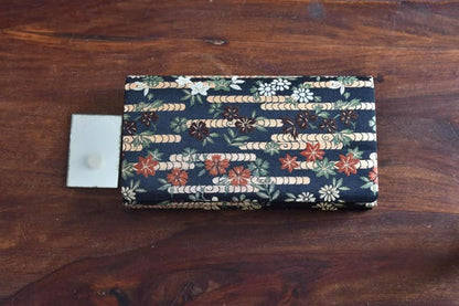 Japanese Kimono Clutch Maple Floral