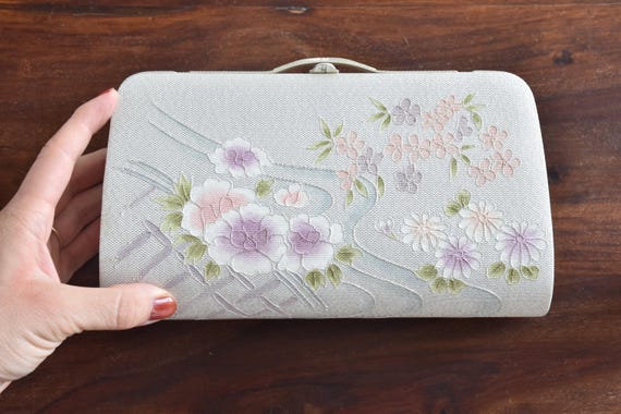 Japanese Floral Clutch