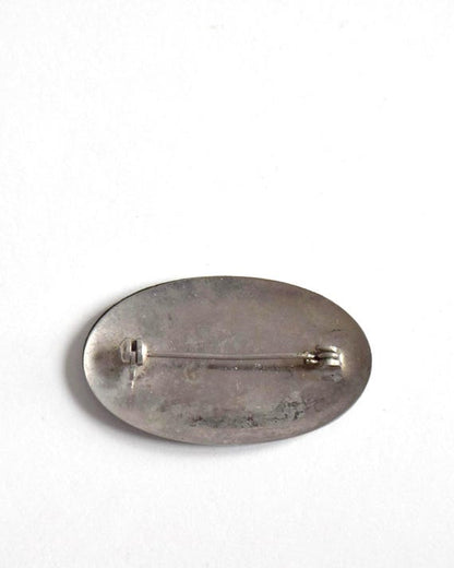 Japanese Zogan Gold And Silver Floral Brooch