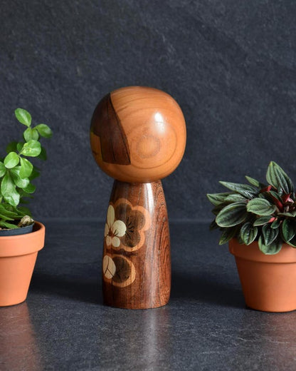 Masami Kato Plum Blossom Kokeshi