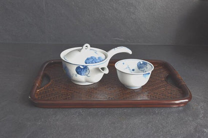 Japanese Bamboo Urushi Lacquer Tray