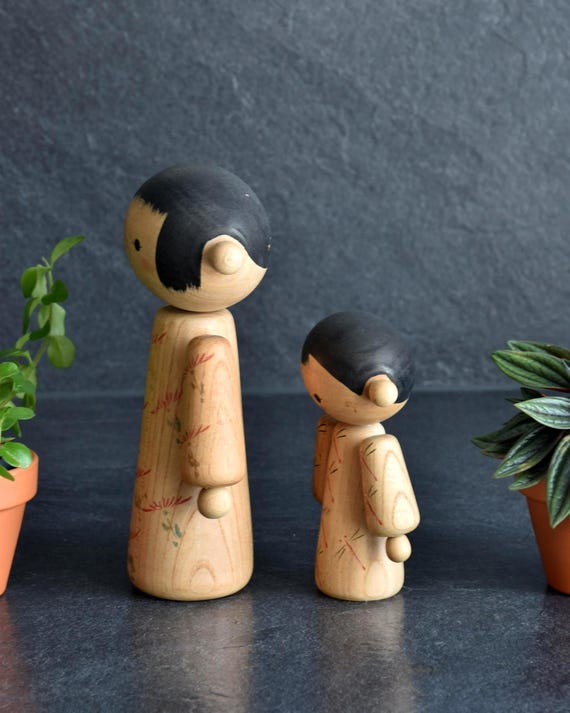 Kiku Warabe Creative Kokeshi By Hideo Ishihara