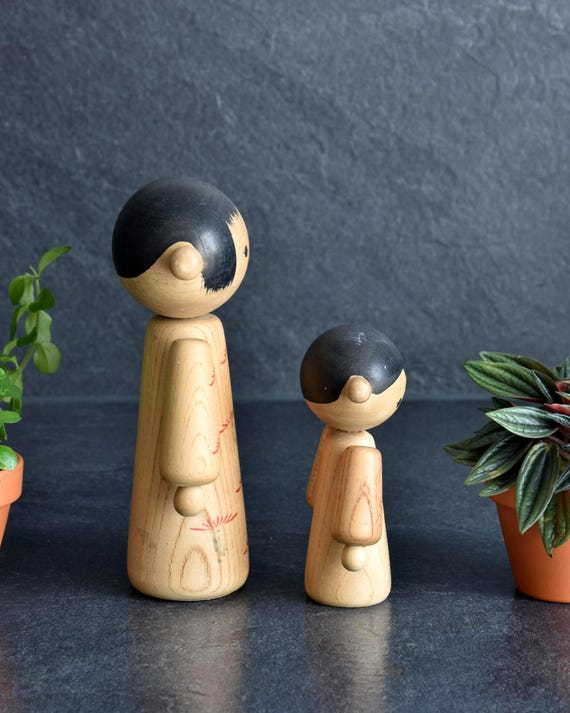 Kiku Warabe Creative Kokeshi By Hideo Ishihara