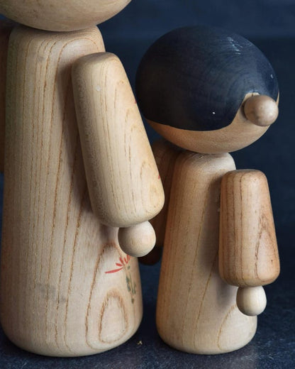 Kiku Warabe Creative Kokeshi By Hideo Ishihara