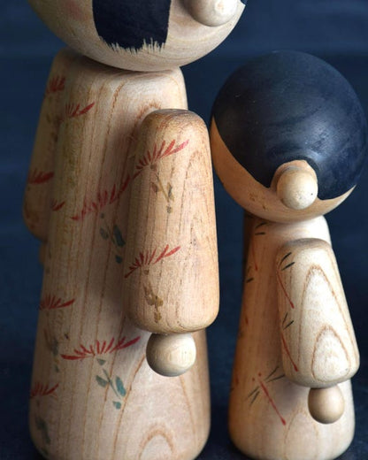 Kiku Warabe Creative Kokeshi By Hideo Ishihara