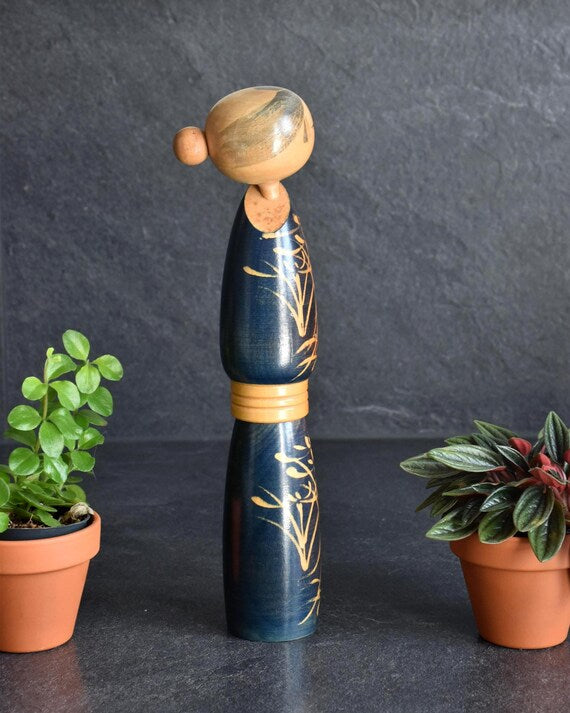 Sato Suigai Semishigure Kokeshi Doll