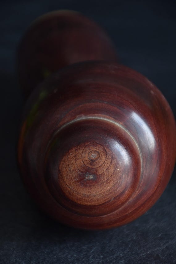 Masae Fujikawa Floral Carved Kokeshi