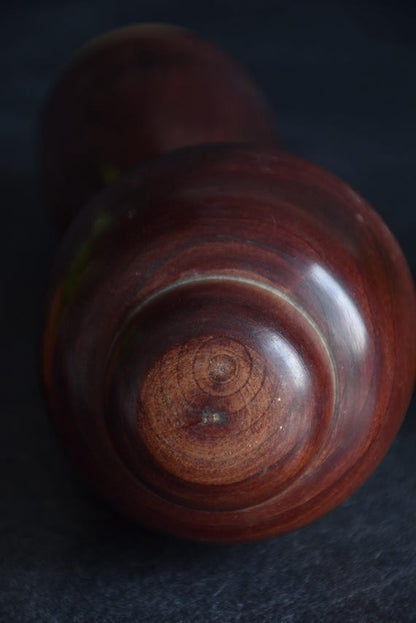 Masae Fujikawa Floral Carved Kokeshi