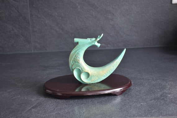 Saegusa Sōtarō Dragon Sculpture 'Prosperity'