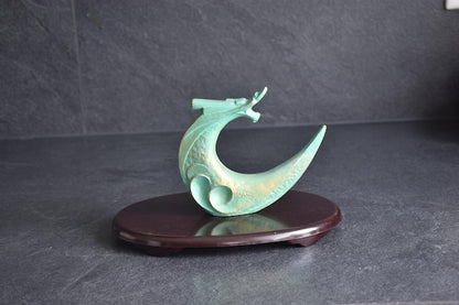 Saegusa Sōtarō Dragon Sculpture 'Prosperity'