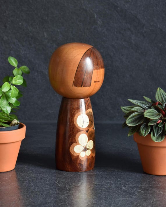 Masami Kato Plum Blossom Kokeshi