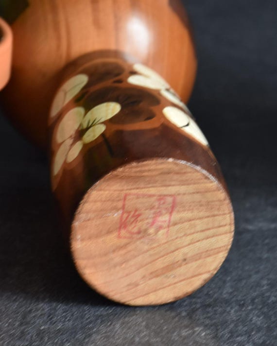 Masami Kato Plum Blossom Kokeshi