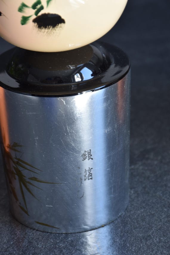 Kanazawa Silver Leaf Kokeshi Doll Hanawarabe Bamboo